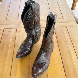 Laredo Men’s Western Cowboy Boots Dark Brown